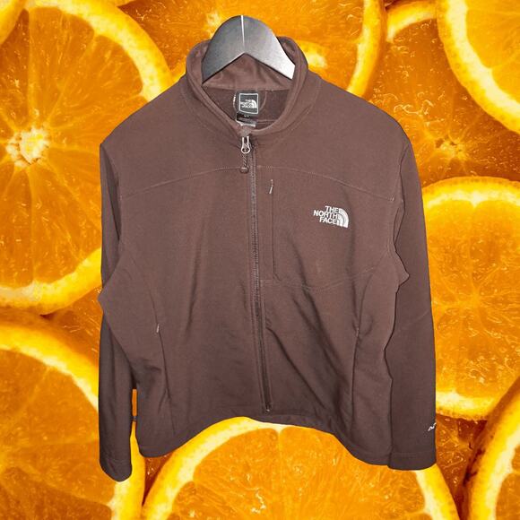 The North Face‎ Brown Full Zip Jacket Size Large - Picture 1 of 7